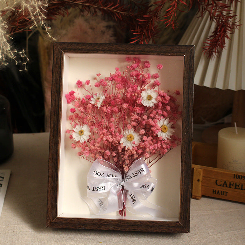 Blossom Wishes Walnut Shadow Box